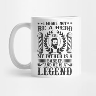 Barber Design I Might Not Be 65 Mug